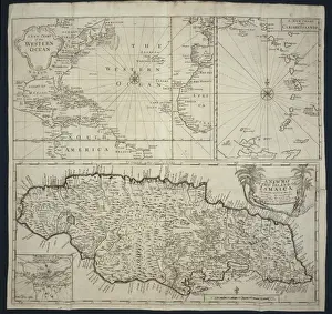 Sloane Prints: A Map of the Island of Jamaica