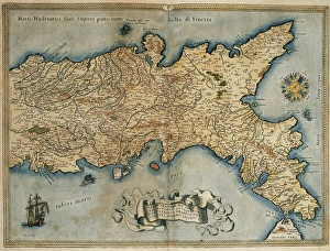 Map of the Kingdom of Naples. Theatrum Orbis Terrarum by Abr Map of the Kingdom of Naples. Theatrum Orbis Terrarum by Abr
