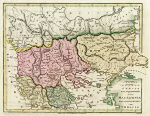 Chart Gallery: Map of the Macedonian and Thracian Empire