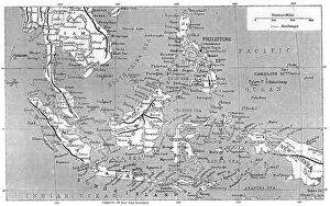 Images Dated 20th September 2011: Map of Malaysia 1908