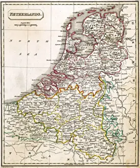 MAP / NETHERLANDS 1827