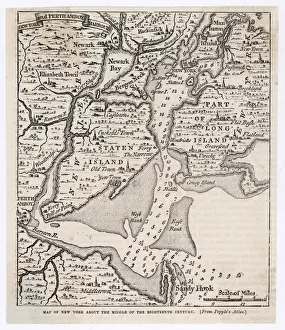 Staten Prints: Map of the New York Area