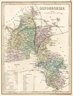 Map / Oxfordshire C1857