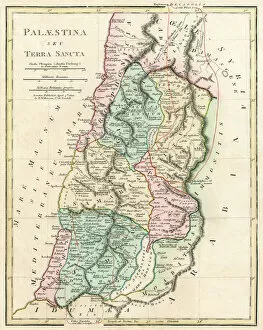 Syrian Collection: Map of Palestine and the Holy Land