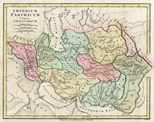 Map of Persia (Iran)