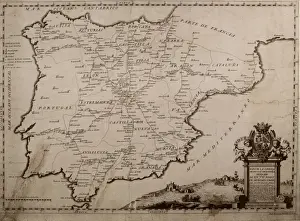 Enlightened Prints: Map of the postal system of Spain (18th c. )