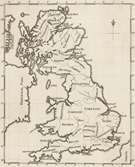 Tribes Prints: Map of Pre-Roman Brits