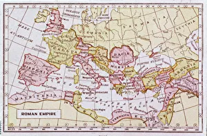 Images Dated 2nd October 2007: Map of the Roman Empire