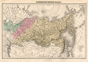 Siberia Collection: Map / Russia / Siberia C1860