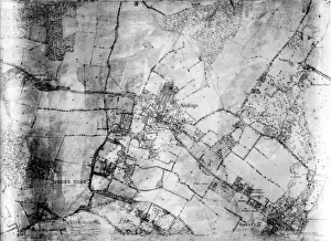 Topography Prints: Map of Sidcup and environs