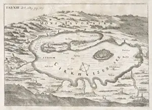 Slovenia Prints: Map of Slovenia 1689