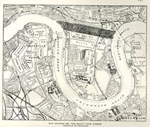 Reach Collection: Map, Tom Manns Dock Scheme, London