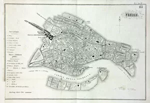 Images Dated 2nd November 2010: Map of Venice