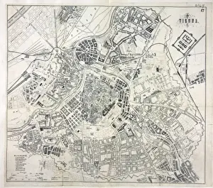 Plans Prints: Map of Vienna