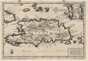 Occupied Gallery: Map / W Indies / Hispaniola