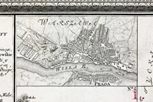 Map of Warsaw