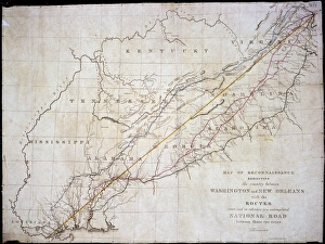 Map of Washington to New Orleans Map of Washington to New Orleans
