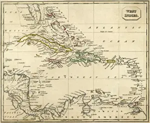 Competing Prints: Map West Indies