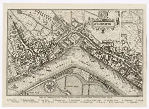 Map of Westminster, 1593