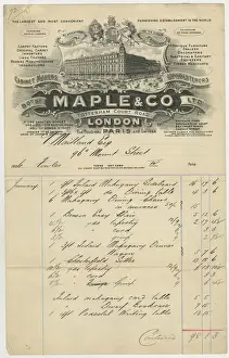 Tottenham Prints: Maple & Co, London