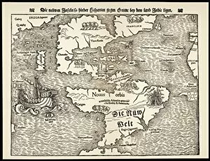 Columbus Collection: Maps / Americas 1540