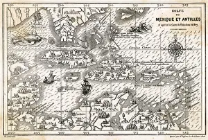 Monsters Prints: MAPS / AMERICAS / W. INDIES