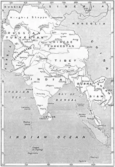 Tibet Prints: MAPS / ASIA 1908