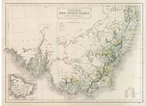 Maps Gallery: Maps / Australia 1854