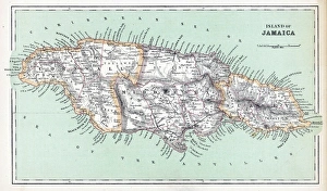 Images Dated 2nd October 2007: Maps / Jamaica