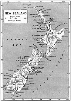 Images Dated 20th September 2011: Maps / New Zealand