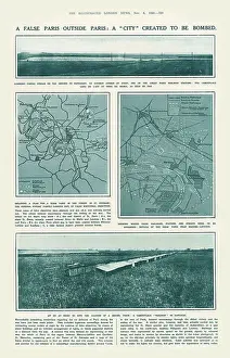 Camouflaged Prints: Maps and photographs revealing how Paris created a fake city just on its outskirts