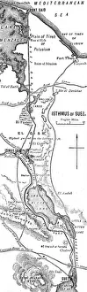 Isthmus Prints: Maps / Suez Canal