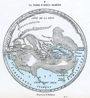Homer Prints: MAPS / WORLD / HOMER 9BC