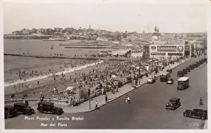 Mar del Plata - Argentina - Popular Beach & Bristol Avenue