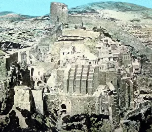 Saba Prints: Mar Saba Convent, Holy Land, Victorian period