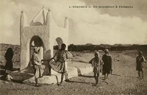 Cemeteries Prints: A marabout tomb in Berriane, Ghardaia