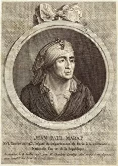 MARAT, Jean-Paul (1743-1793). French radical