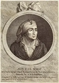 MARAT, Jean-Paul (1743-1793). French radical