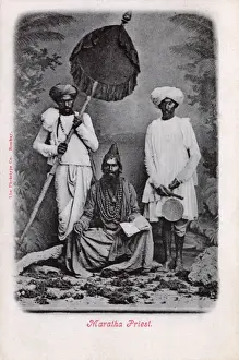Bearer Prints: A Maratha Priest, India