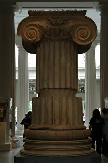 Marble column from the Temple of Artemis at Sardis. Metropol