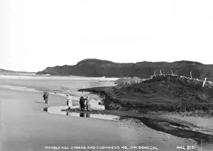 Foreground Prints: Marble Hill Strand and Clonmass Hd, North West Donegal