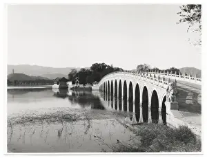 Marble Seventeen Arch Bridge Beijing Summer Palace, China