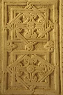 Images Dated 8th June 2007: Marble slab decorated with geometric designs and filigree. C