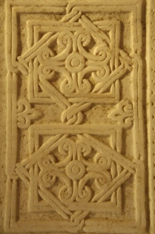 Images Dated 8th June 2007: Marble slab decorated with geometric designs and filigree. C