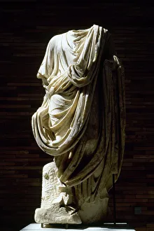 Toga Prints: Marble statue of a Togatus from Forum of Augusta Emerita