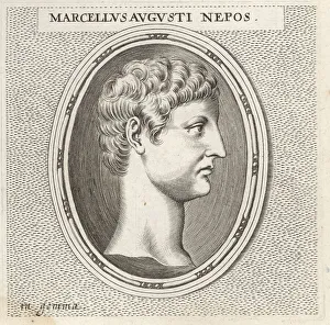 Nephew Prints: Marcellus, nephew of Emperor Augustus, 42-23 BC