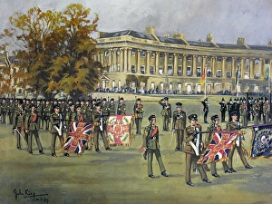 Images Dated 26th August 2015: March off the Old Colours
