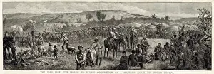 Kraal Prints: The March to Ulundi The occupation of a Military Kraal by British troops Date: 1879