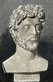 Images Dated 22nd June 2014: Marcus Aurelius (121-180 AD). Roman Emperor from 161 to 180