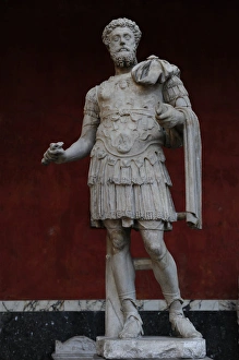 Antonine Gallery: Marcus Aurelius (121-180). Roman emperor from 161 to 180. Ny